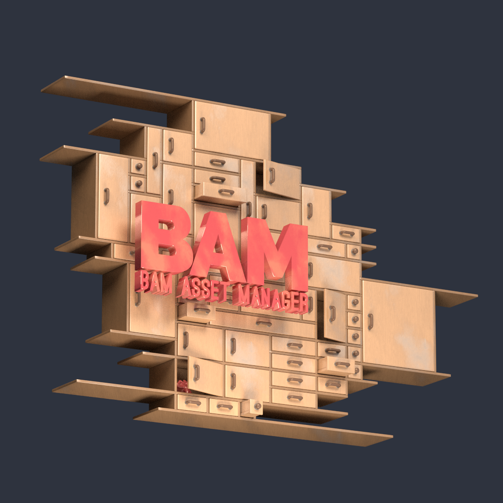Manu has been working on a logo for BAM — this is not the final version, but you can see where he's going!