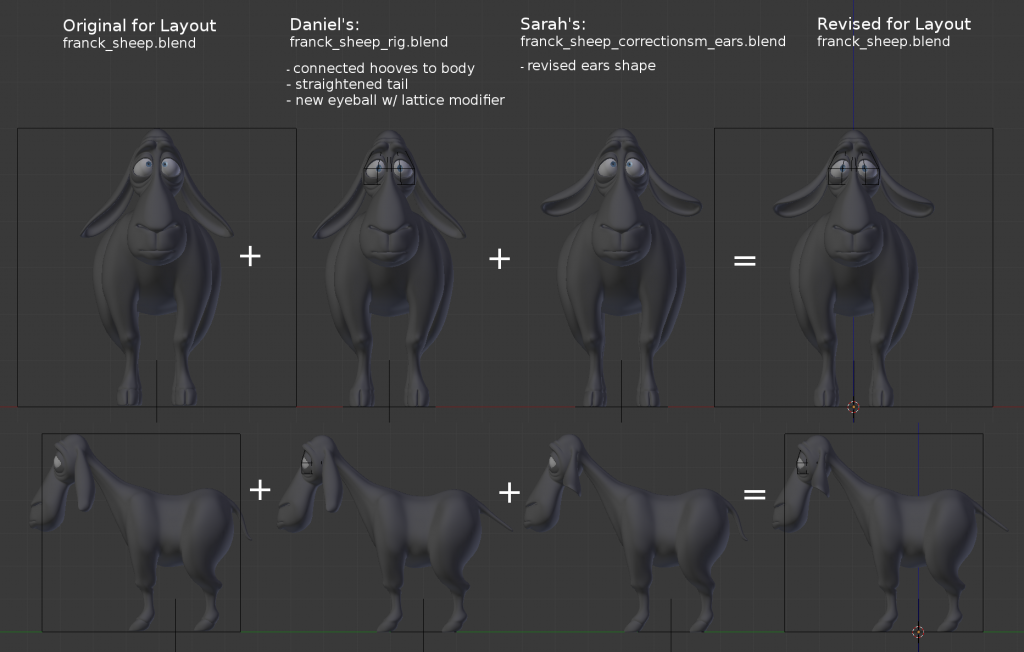 Revisions:  Eyes, default tail pose, hooves, and ear shape.